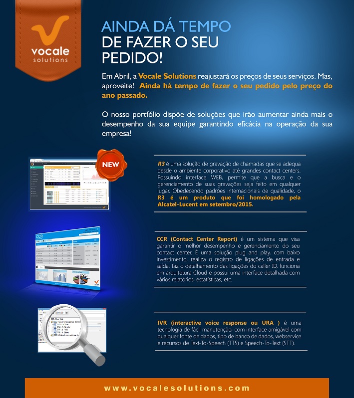 Reajuste da Tabela de Preços